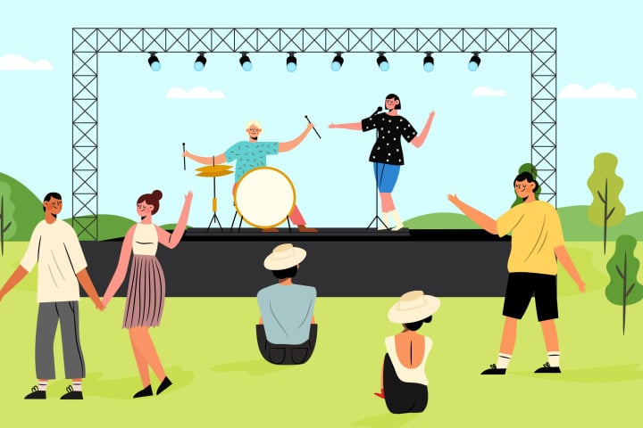 Concert extérieur