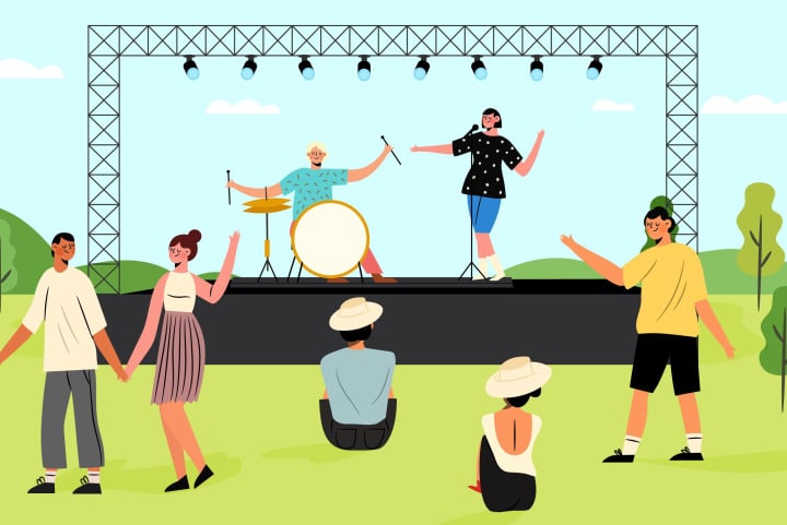Concert extérieur
