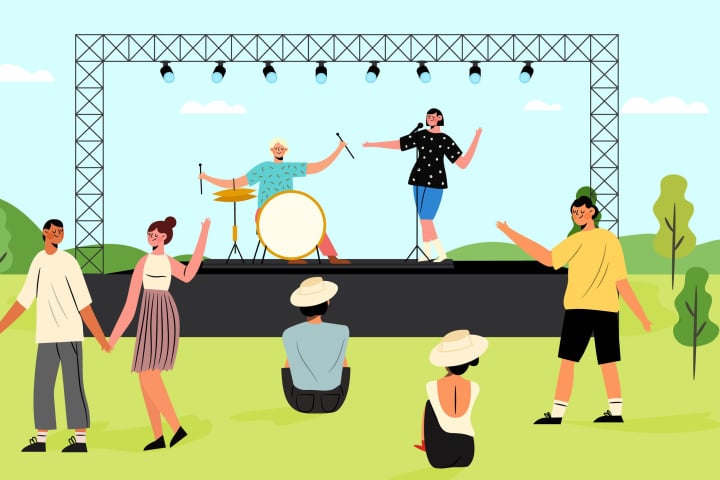 Concert extérieur
