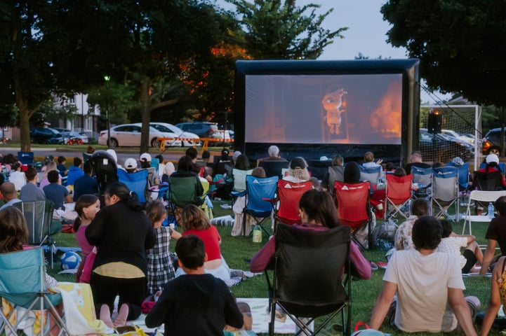Cinéma en plein air