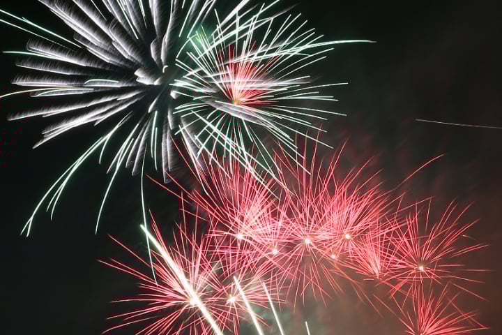 Concert en plein air et feu d’artifice