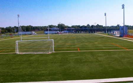 Une nouvelle surface de jeu au parc des Bénévoles pour les amateurs de soccer 