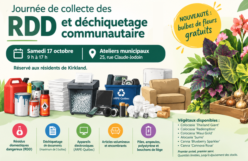 Journée de collecte des RDD et déchiquetage communautaire