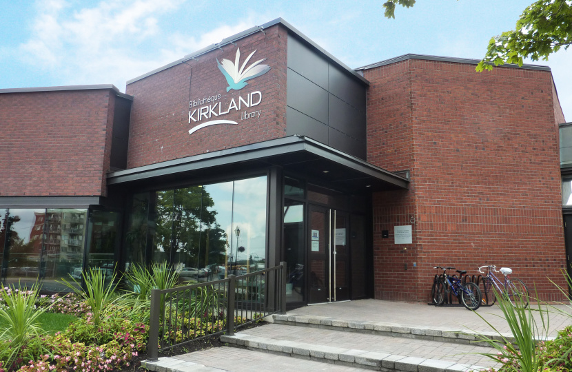 Bibliothèque de Kirkland - Horaire spécial le 19 juin