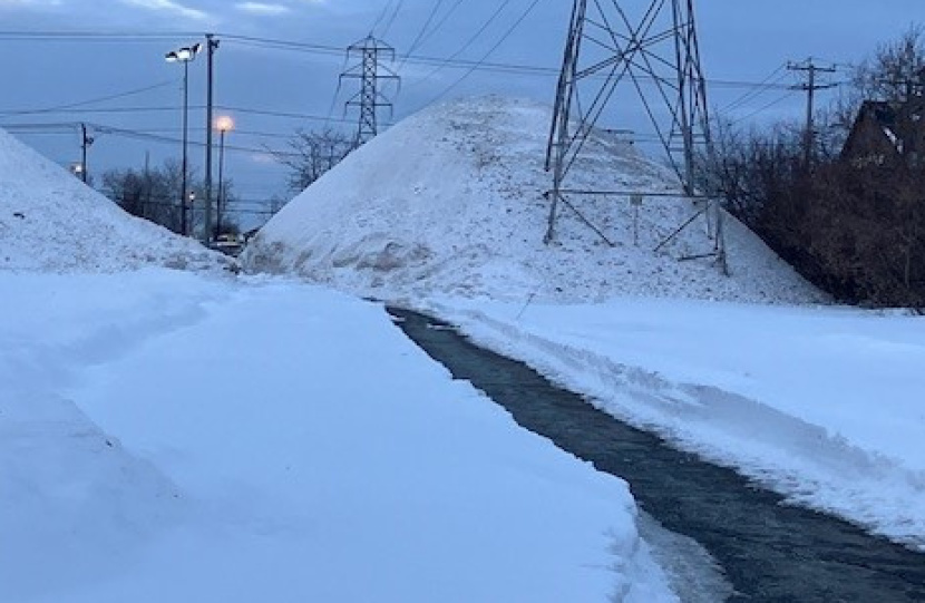 Fermeture temporaire d’un tronçon de la piste cyclable et de la piste de ski de fond sur la servitude d’Hydro-Québec