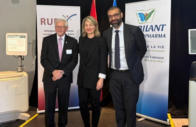 Le gouvernement du Canada investit dans les installations de Jubilant Radiopharma à Kirkland
