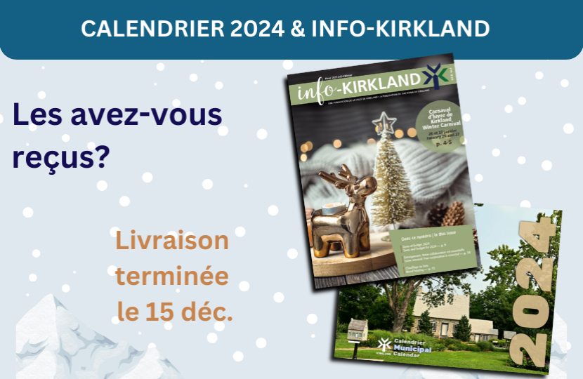Calendrier 2024 & Info-Kirkland
